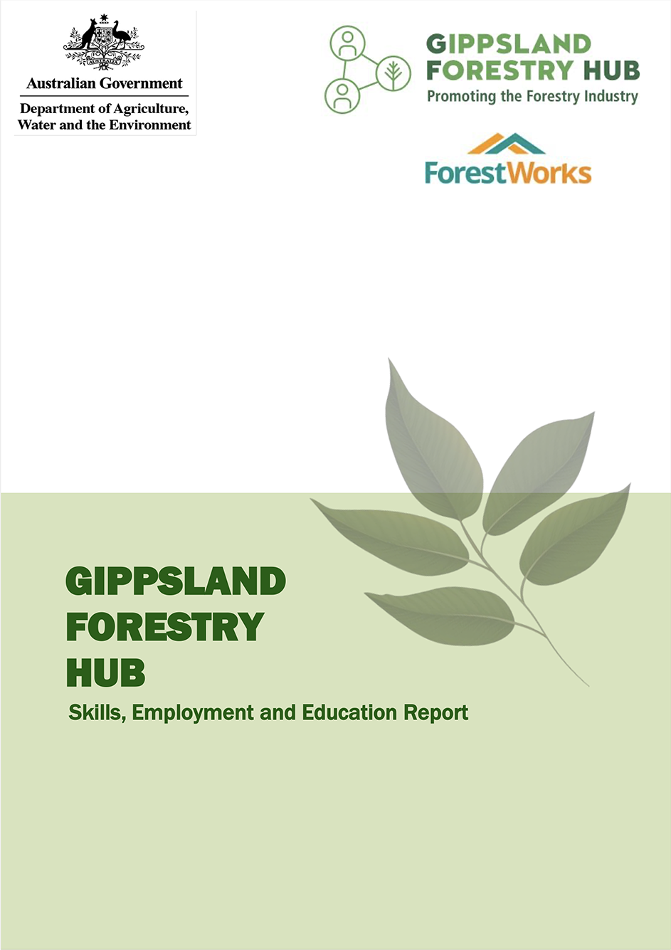 Image of the cover of the GF Hub Skills, Employment and Education report