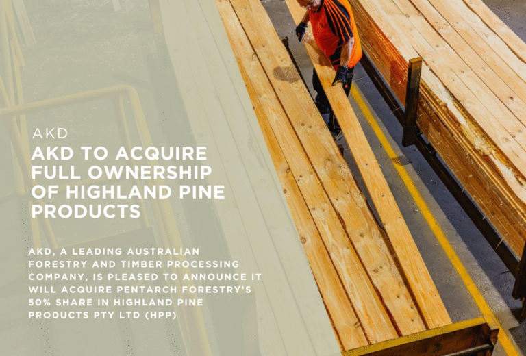 AKD to Acquire Full Ownership of Highland Pine Products